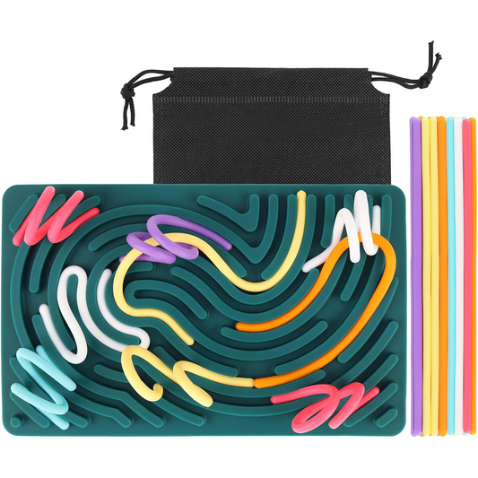 Sensory Activity Board – Silicone Fidget Toy for Calming, Stress Relief & Focus