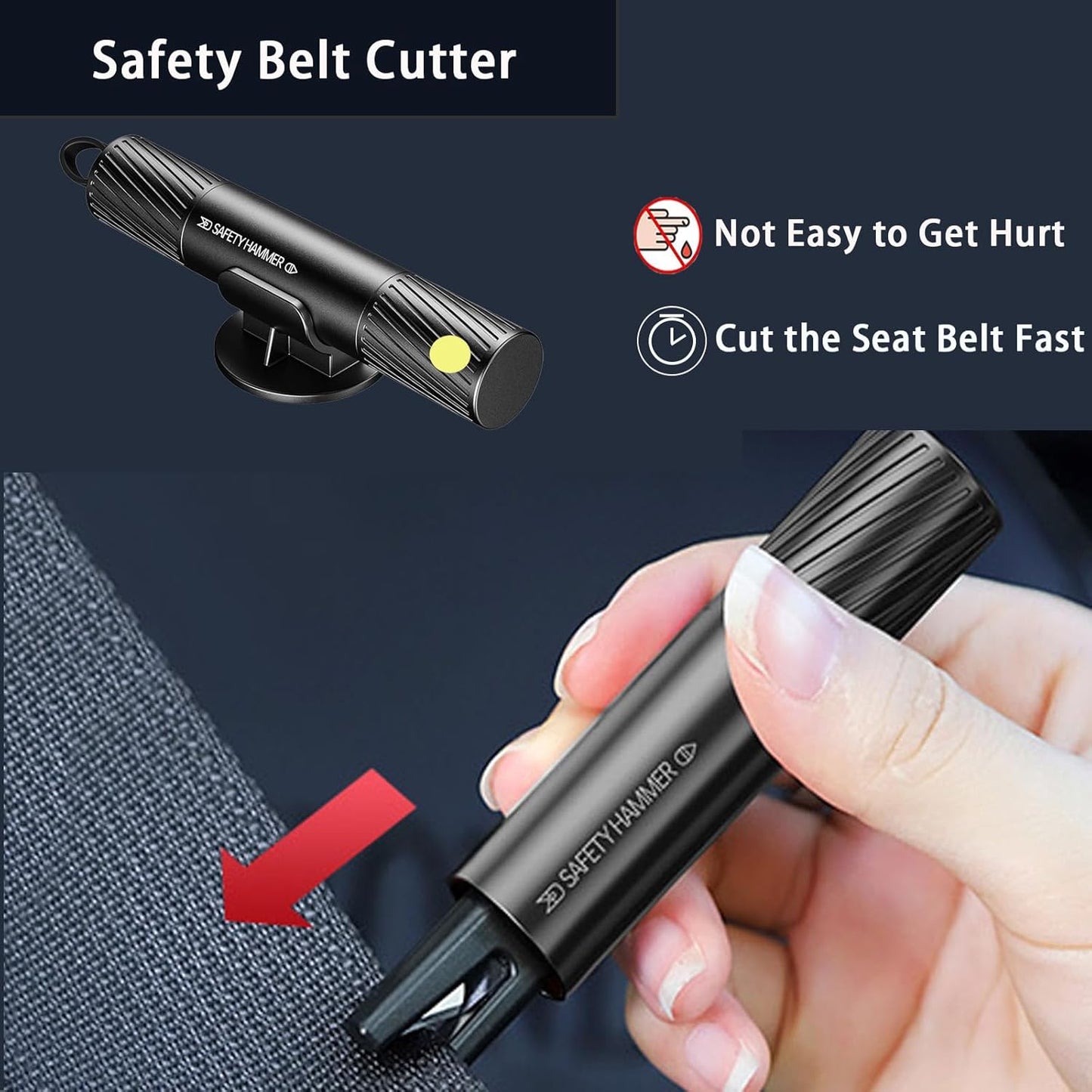 Car Emergency Escape Tool | Window Breaker & Seatbelt Cutter