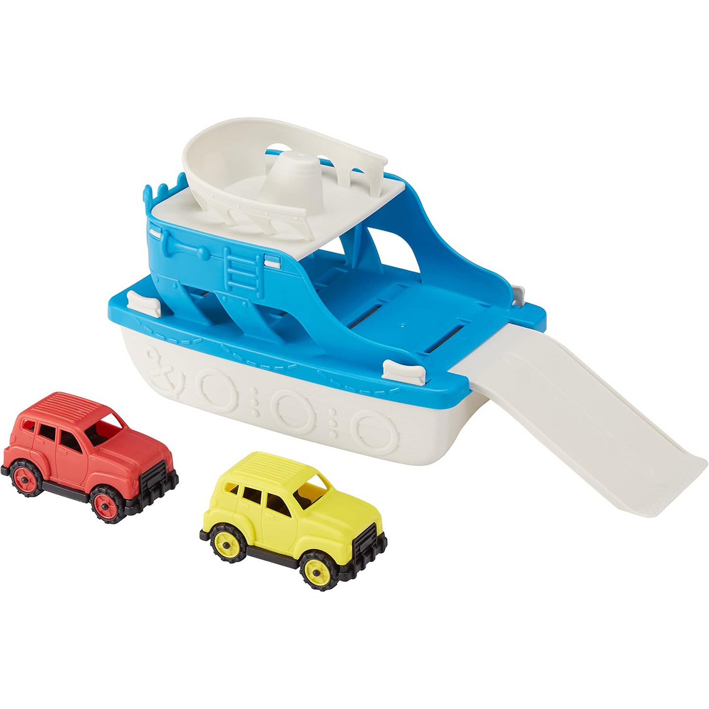 Amazon Basics Ferry Boat Bath Toy with 2 Mini Cars