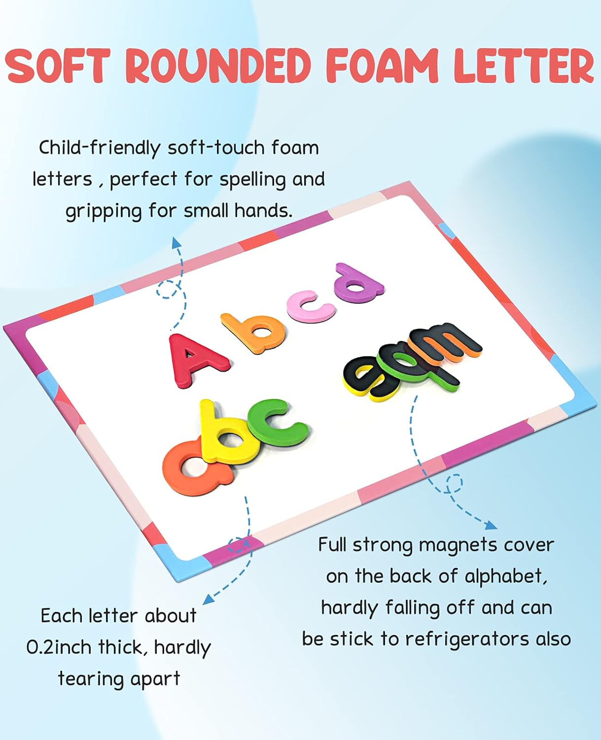 Classroom Magnetic Letters Kit – 234 PCS Alphabet Learning Set