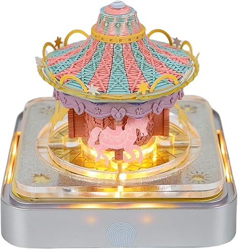 3D Notebook Art Calendar 2026 – Tear-Off Desk Calendar with LED Light | Creative Paper Sculpture House Gift for School, Home & Office Decor