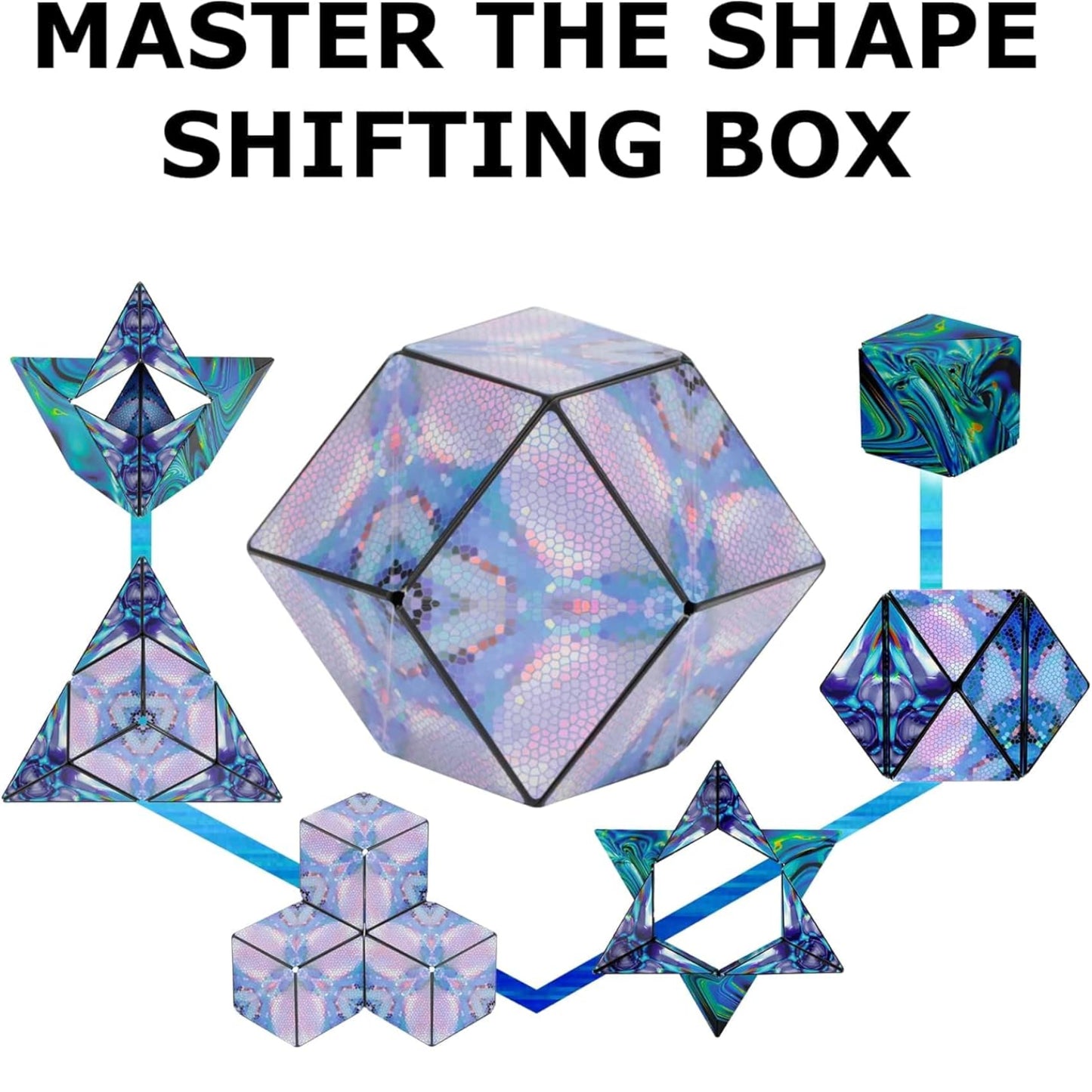 Shape Shifting Magnetic Cube – Transforms into Over 70 Shapes