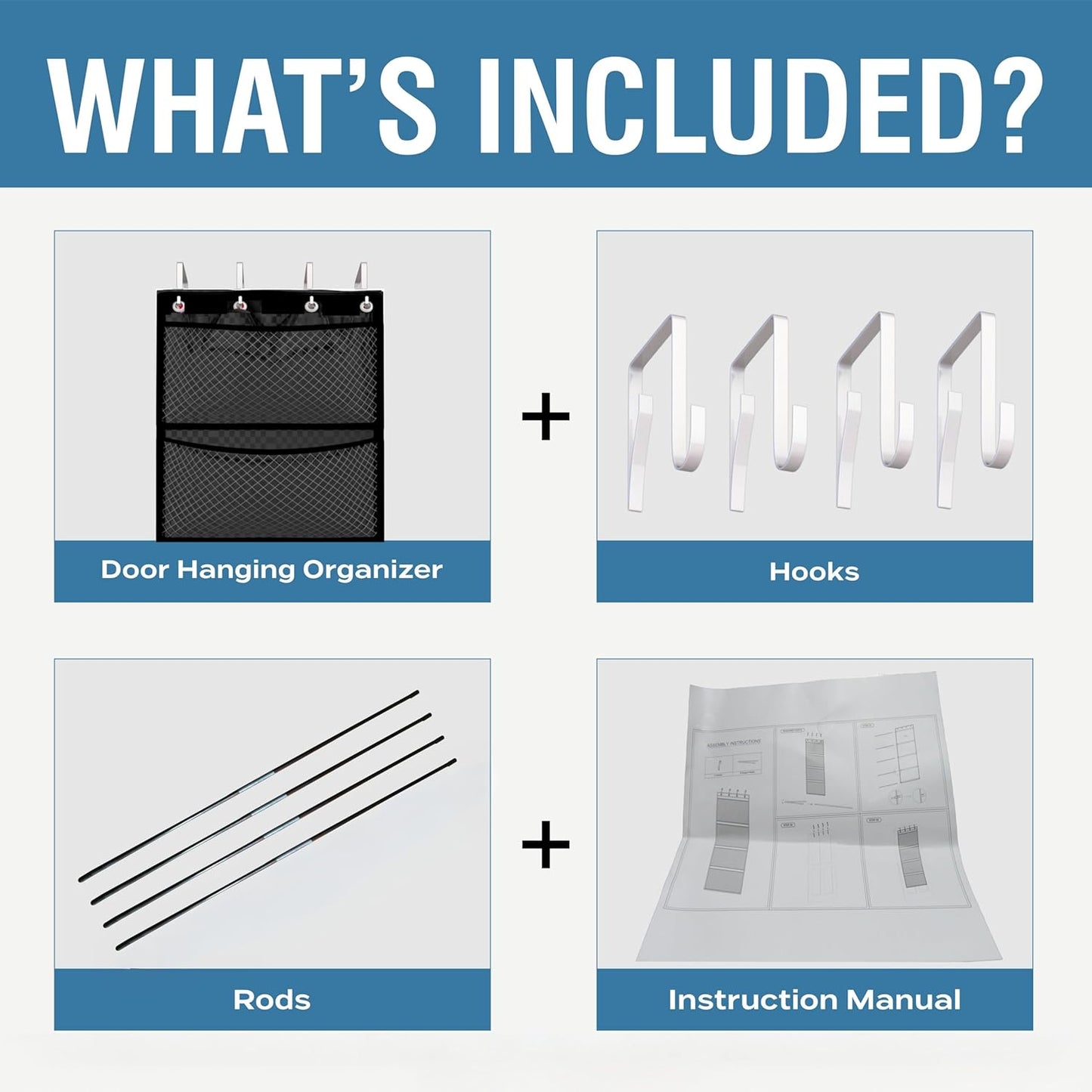 Plush Toy Storage Bag – Over-the-Door Hanging Organizer