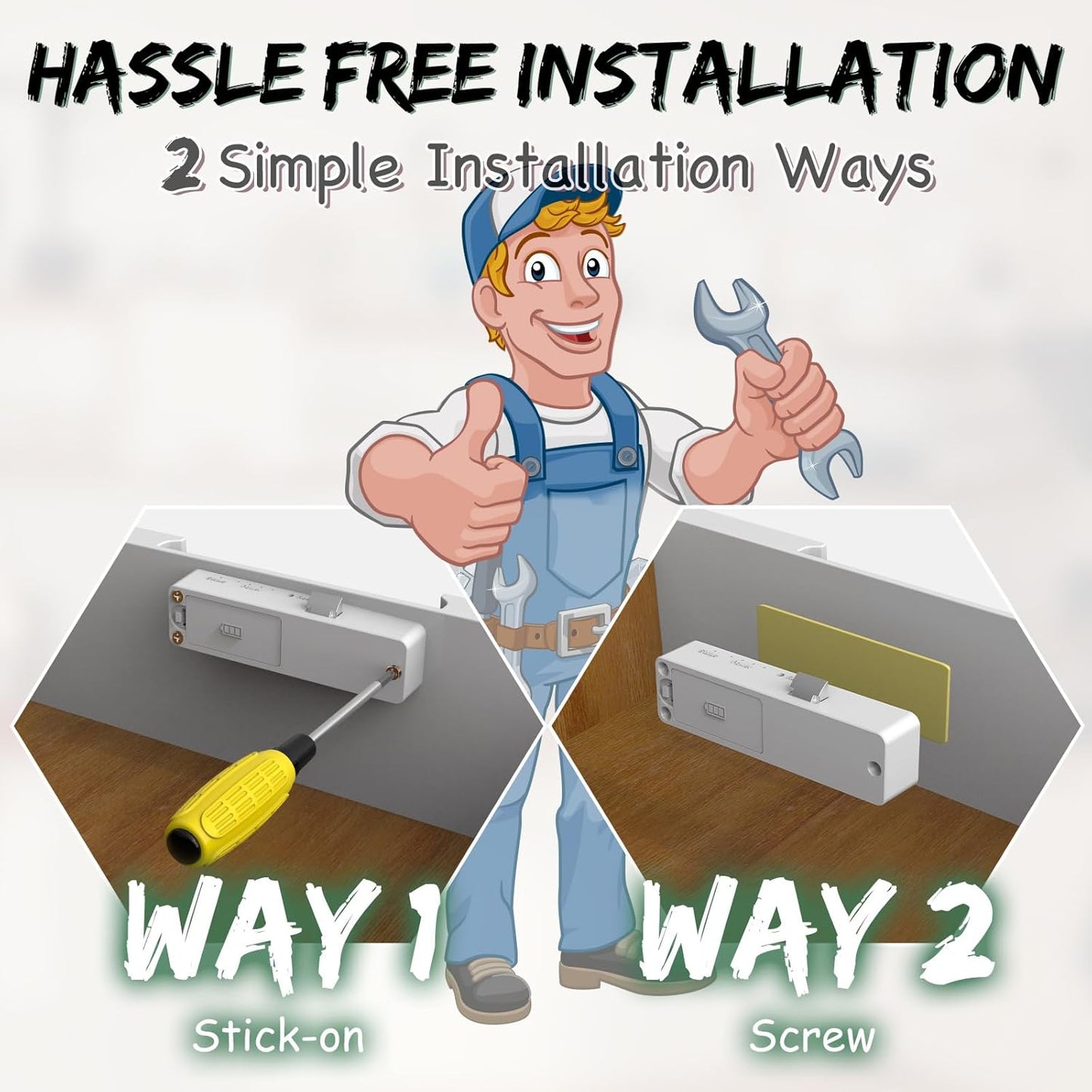 RFID Cabinet Lock – Hidden Digital Electronic Bluetooth Smart Drawer Lock