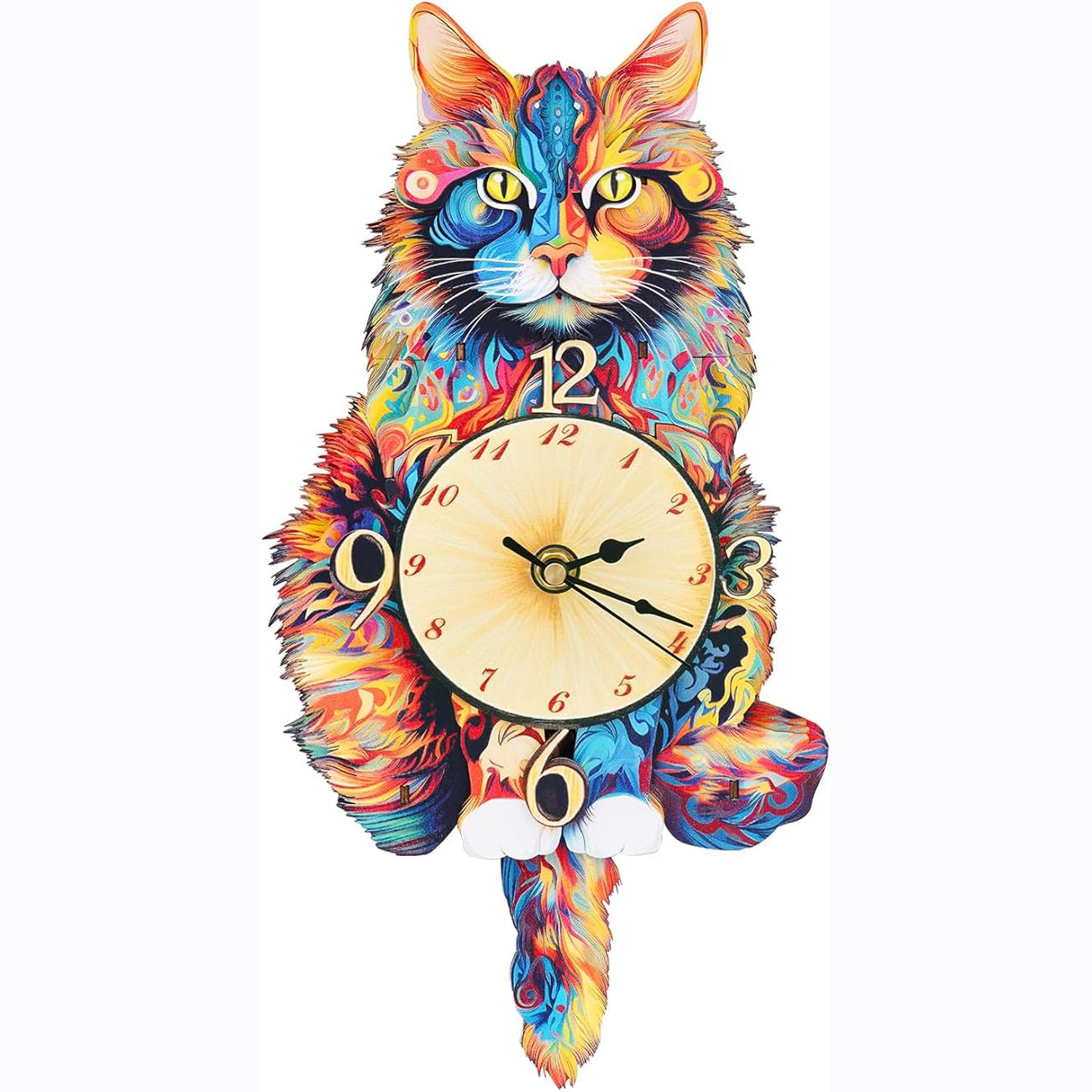 3D Wooden Puzzle Mechanical Owl Clock – Creative DIY Model Kit, Clock Puzzle