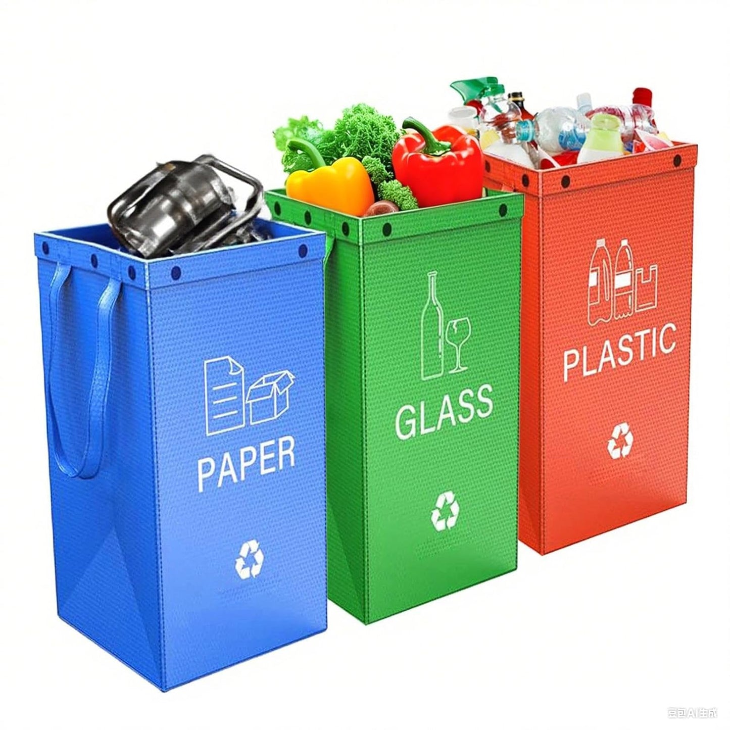 Foldable Trash Can – Leakproof Reusable Waste Bin