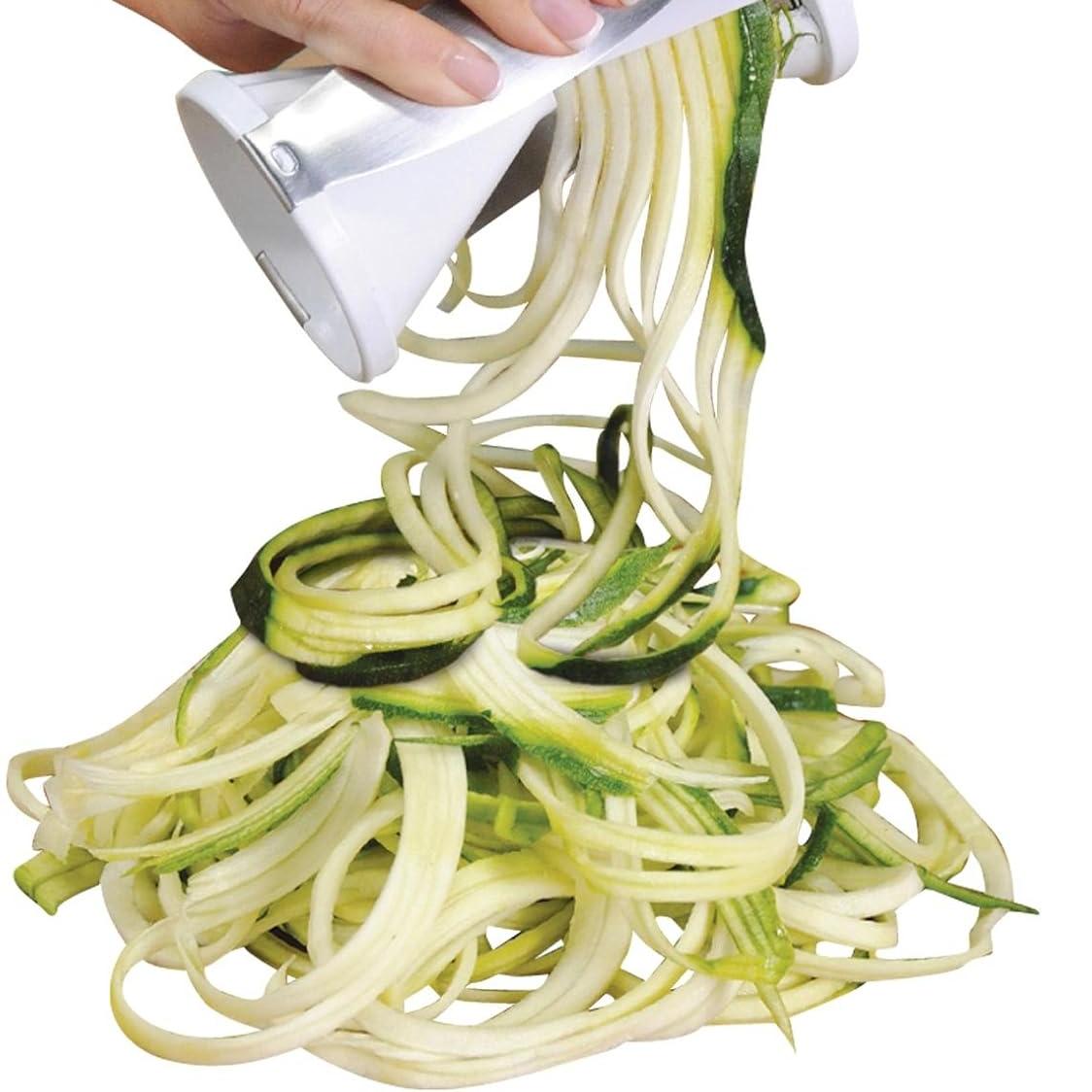 Vegetable Slicer – Stainless Steel Spiral Cutter for Zoodles and Veggie Noodles