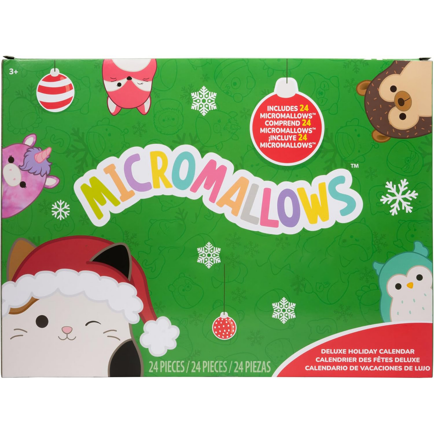 24-Day Mini Plush Holiday Advent Calendar – Daily Collectibles for Kids