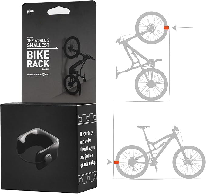 Wall Mount Bike Rack | 5 Sizes | FIDLOCK Secured