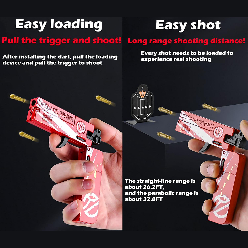 Folding Toy Gun – Transform, Aim & Fire Anywhere!