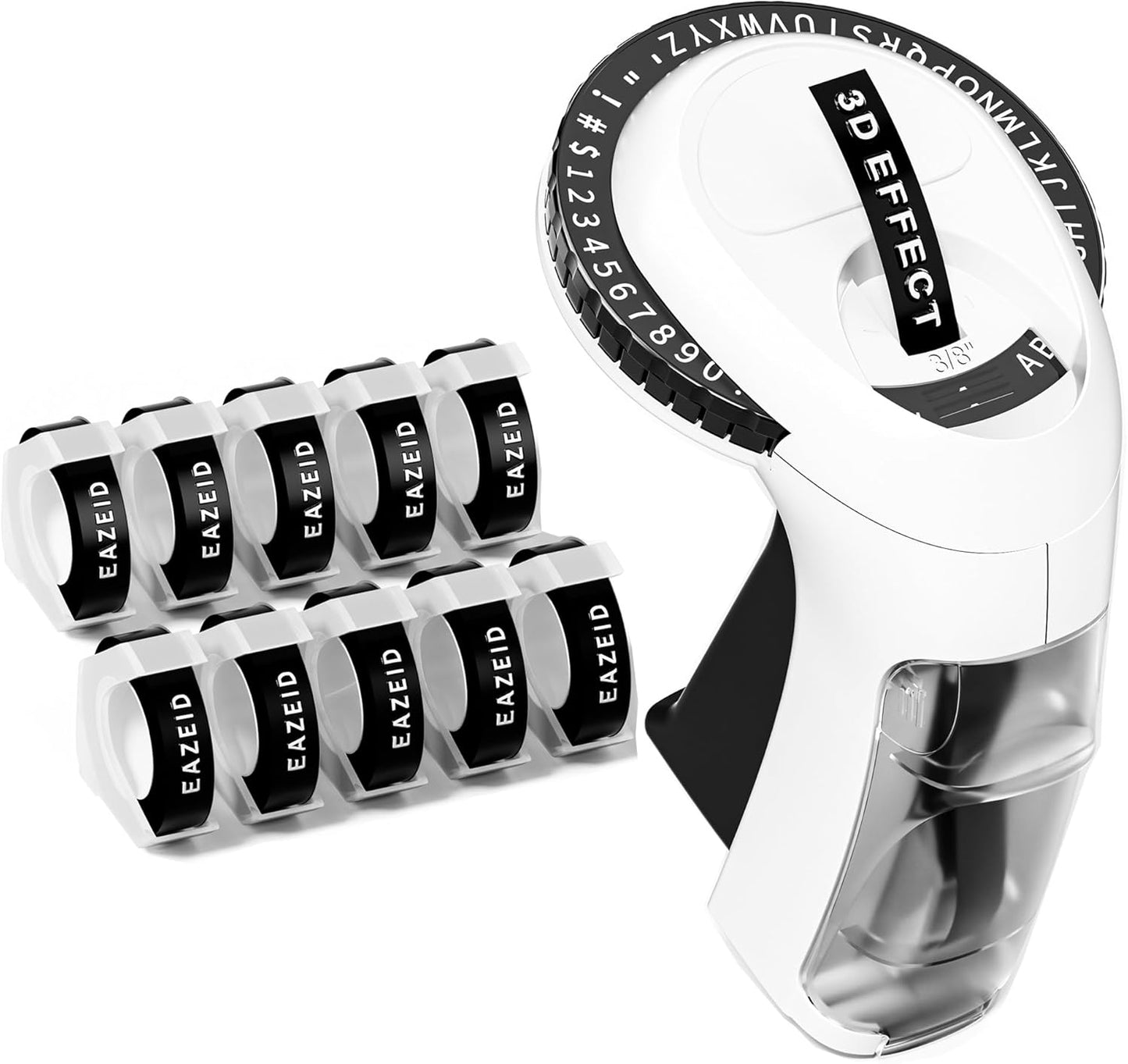 Vintage 3D Embossing Label Maker – 10 Tapes