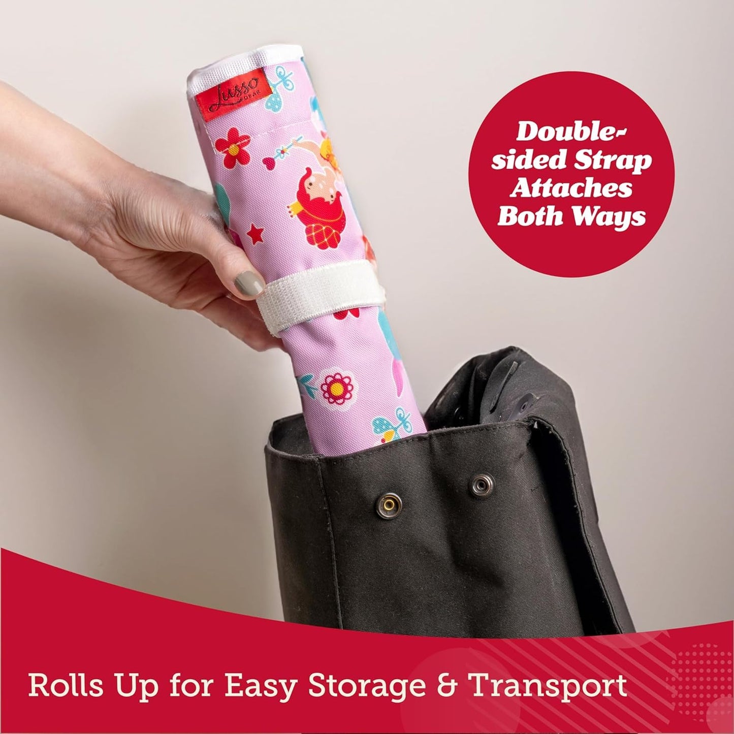 Airplane Tray Table Cover (with Pocket, for Toddlers & Kids)