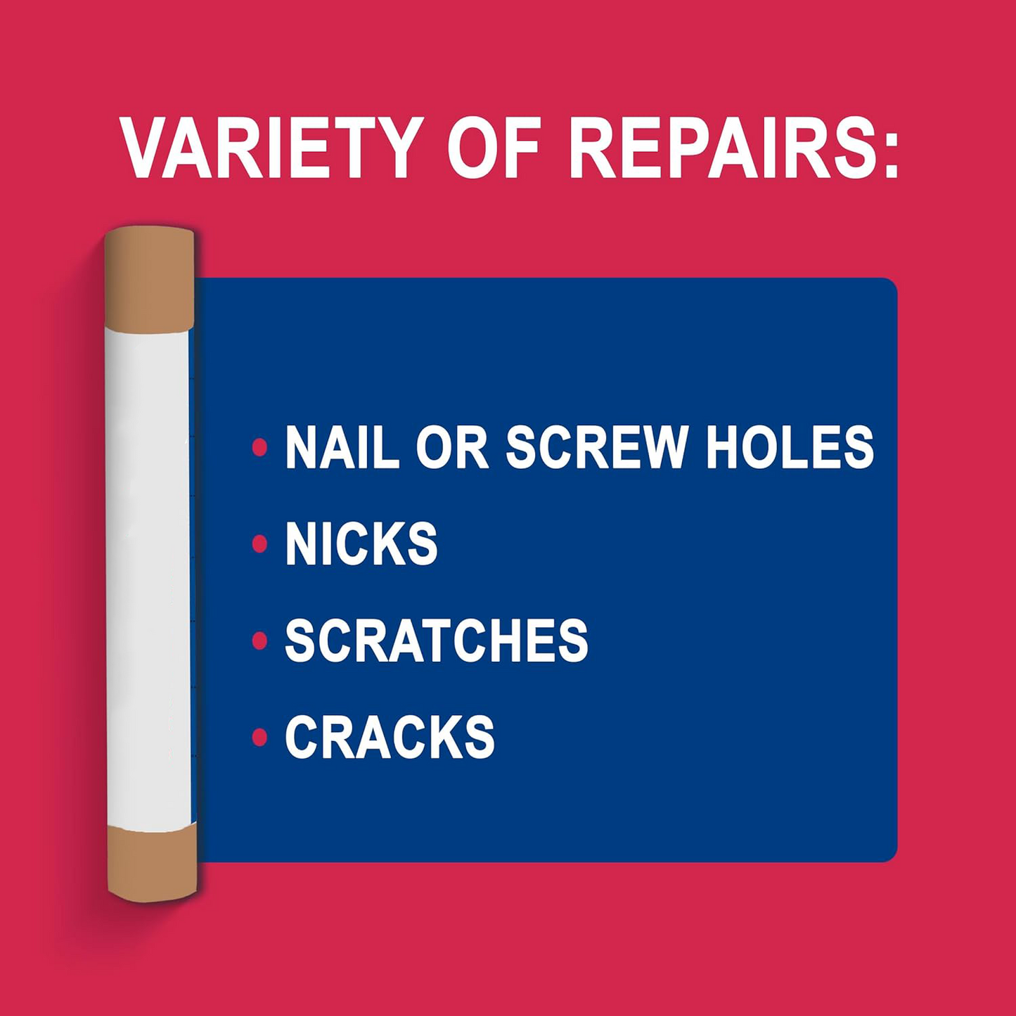 Wood Repair Filler Stick – Semi-Soft Wax Putty for Furniture Repair