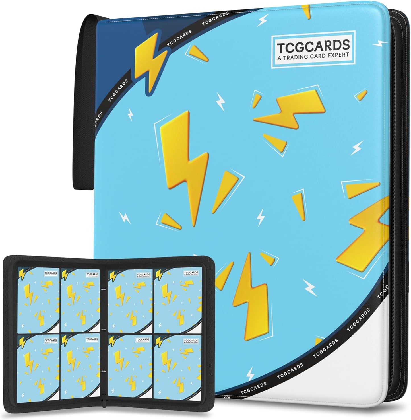 Trading Card Binder – 400 Pocket 4-Pocket Album