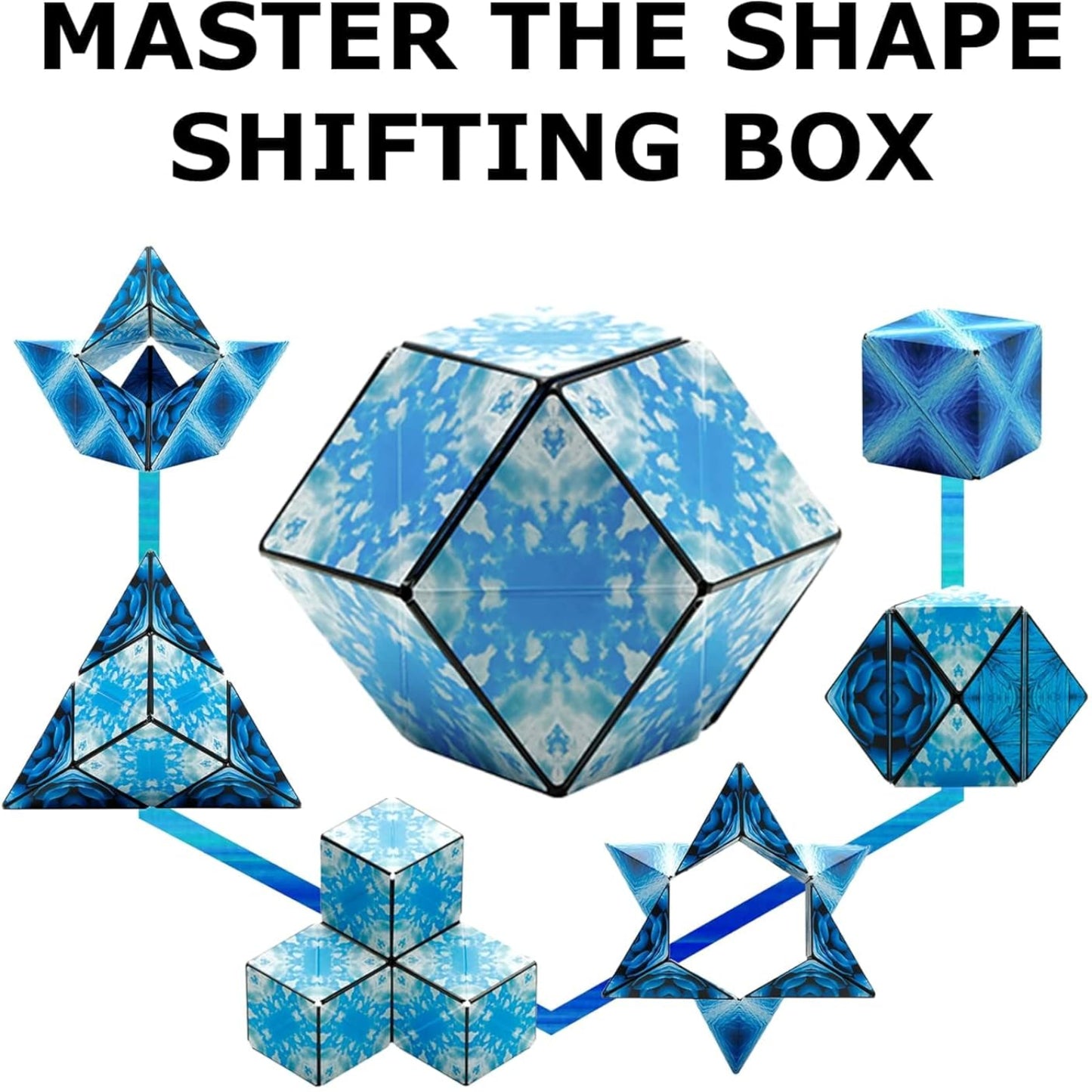 Shape Shifting Magnetic Cube – Transforms into Over 70 Shapes