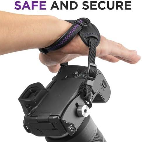 Camera Wrist Strap – Padded Camera Grip Hand Strap for DSLR & Mirrorless Cameras