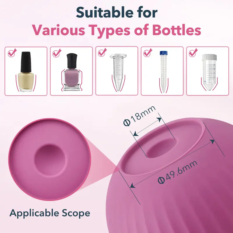 Vortex Mixer with Mixing Balls – Mini Paint Mixer for Lab, Nail Polish, Eyelash Adhesive, Acrylic Paint