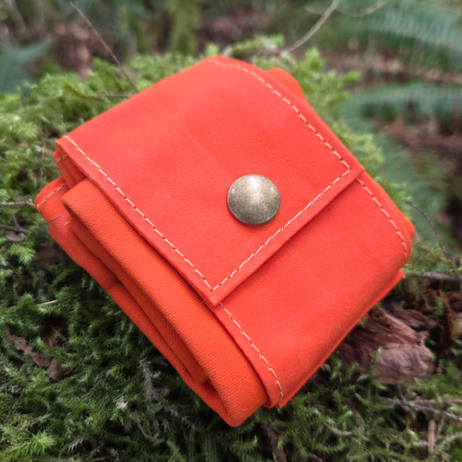 Waxed Canvas Foraging Hip Pouch