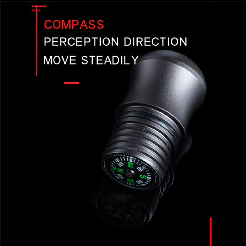 Aluminum Alloy Hiking Alpenstock – Multifunctional Outdoor Walking Stick