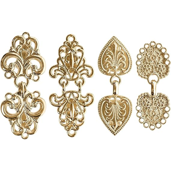 Vintage Shirt Dress Sweater Cardigan Shawl Cape Clips for Women