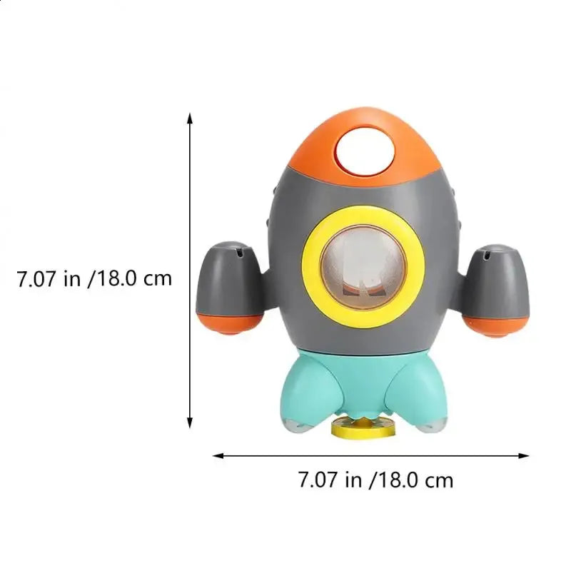 Blast Off! Rocket Sprinkler Bath Toy