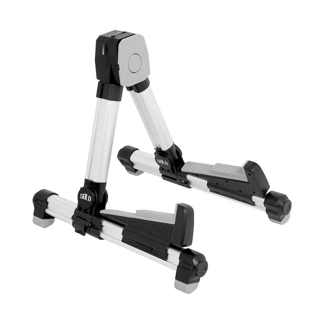 Multifunctional Aluminum Alloy Guitar Stand with Bluetooth Speaker & USB Charging