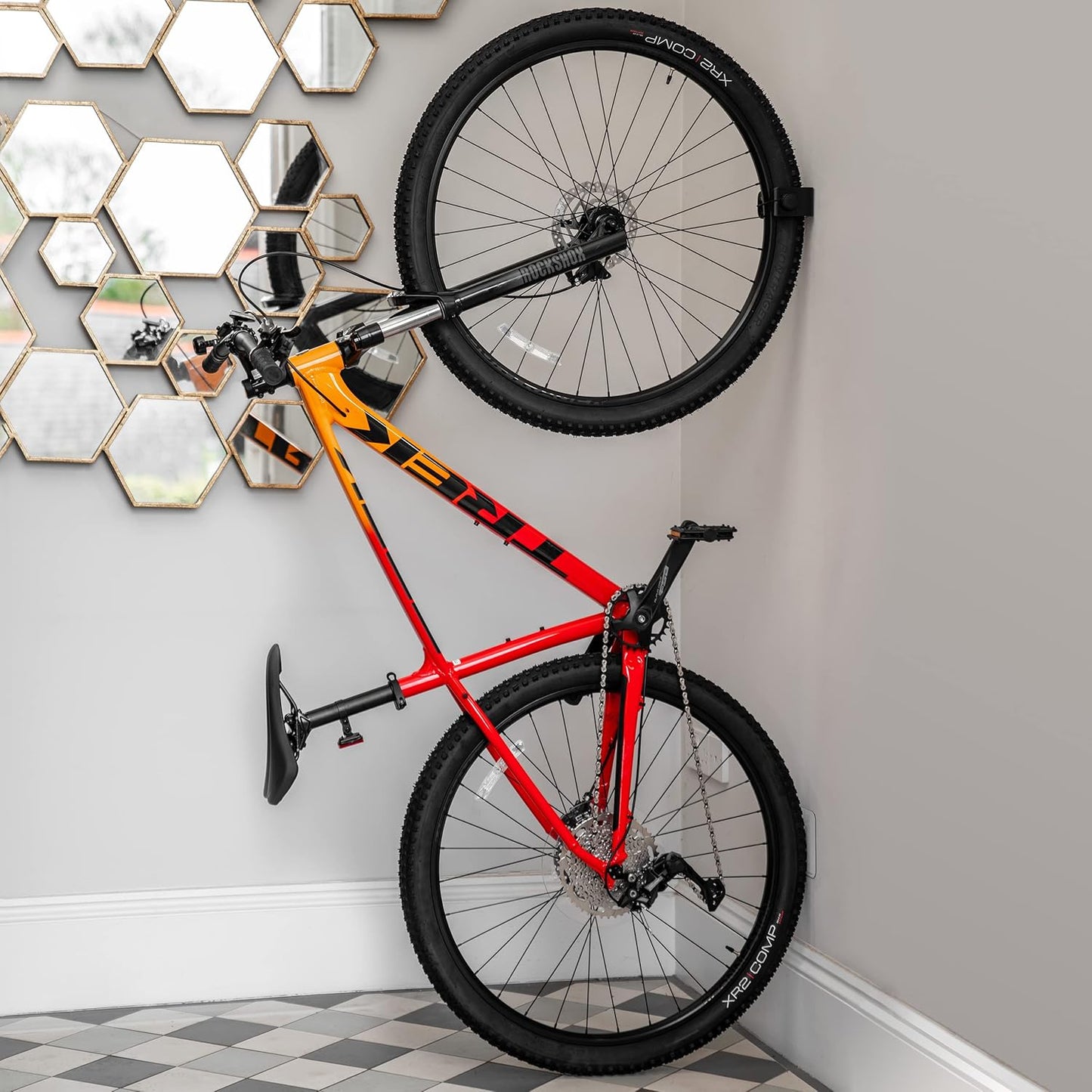 Wall Mount Bike Rack | 5 Sizes | FIDLOCK Secured