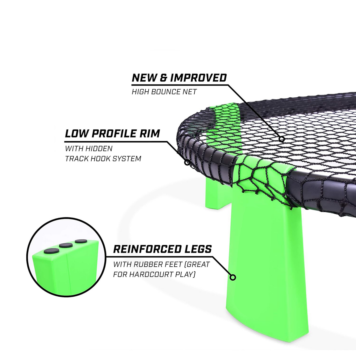 Outdoor Round Net Volleyball Game – Perfect for Kids, Teens, and Adults