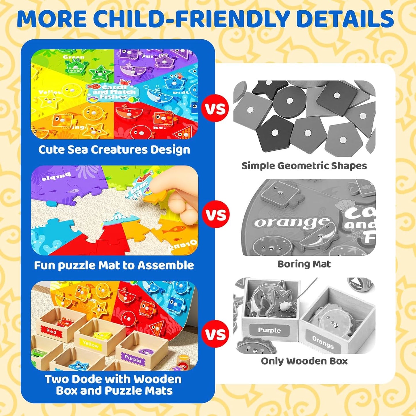 Geometric Sorting Colorus Fishing Game