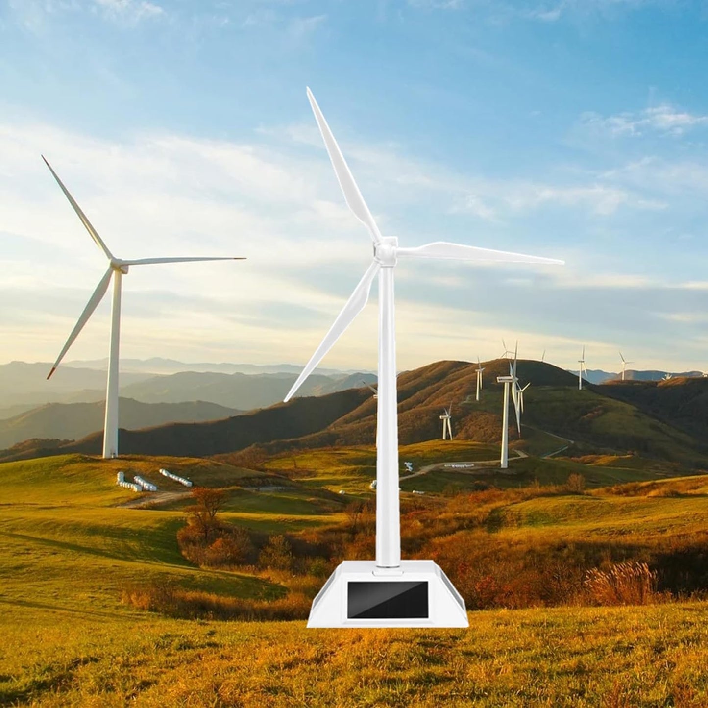 DIY Solar Powered Windmill Model – Educational Desk Craft Kit for Kids & Home Decor