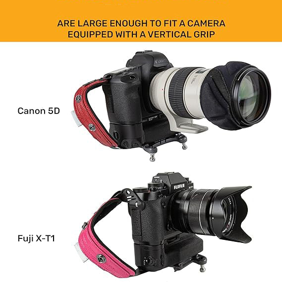 Camera Wrist Strap V2 – With Snap Button and Optional Wrist Strap – Compatible