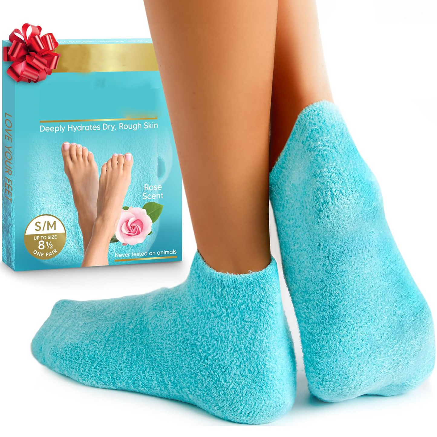 Moisturizing Socks - Gel Silicone Aloe Spa Socks