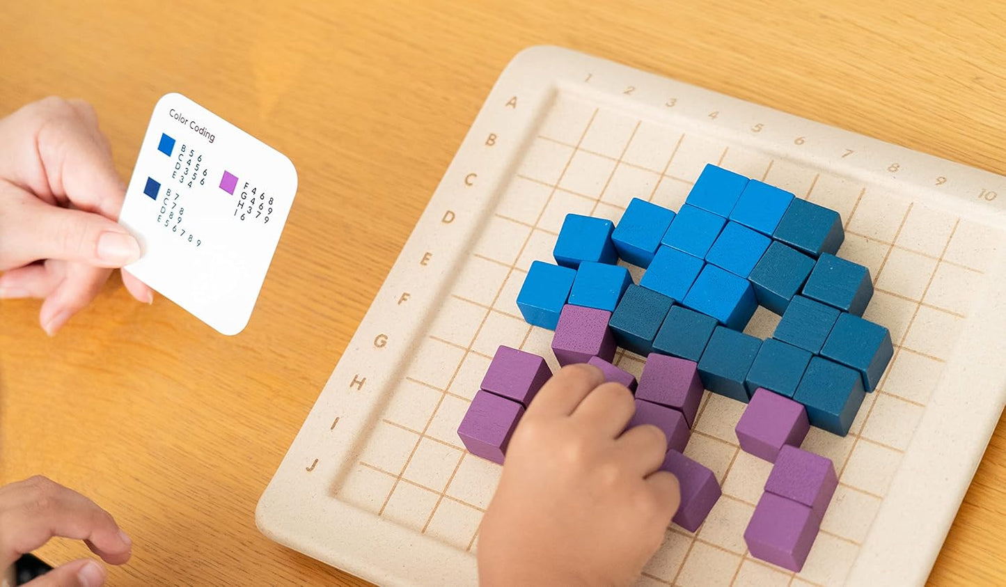 100-Count Counting Cubes | Colorful Building Blocks for Math Learning | Includes 20 Activity Cards