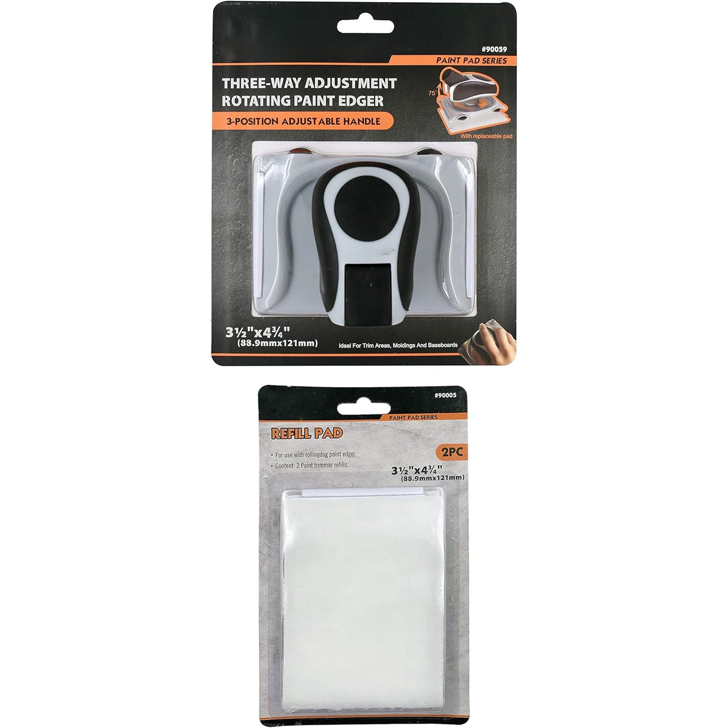 Rotary Paint Edge Sander – Adjustable Paint Edge Trimmer with 2 Extra Sanding Pads