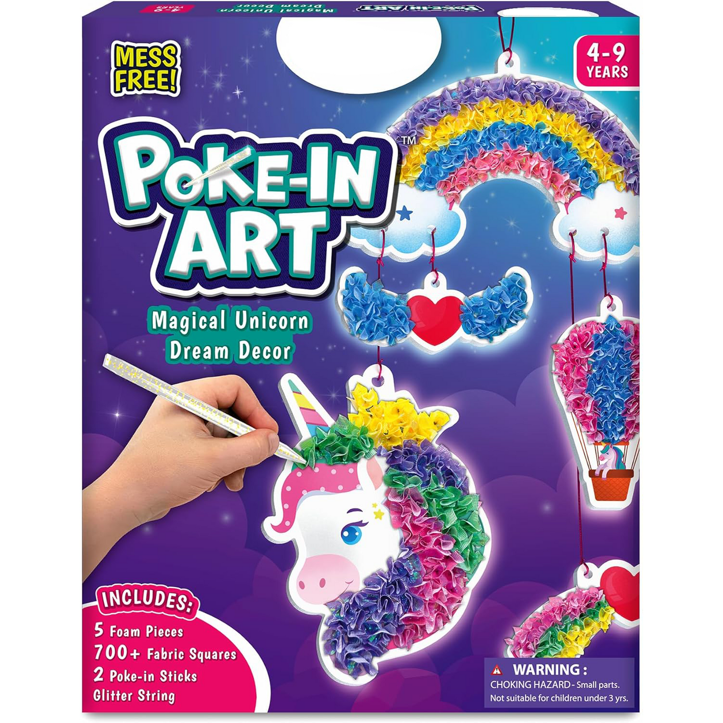 Poke-in Art – Magical Princesses, Mess-Free Creative Fun for Kids