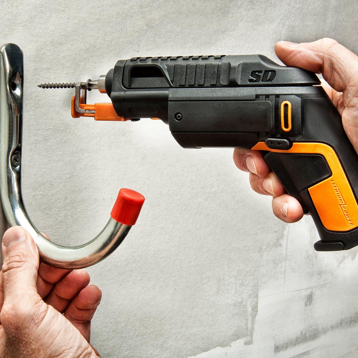 Rechargeable Cordless Electric Screwdriver Kit with Quick-Change Bit Cartridge, 6 Driver Bits