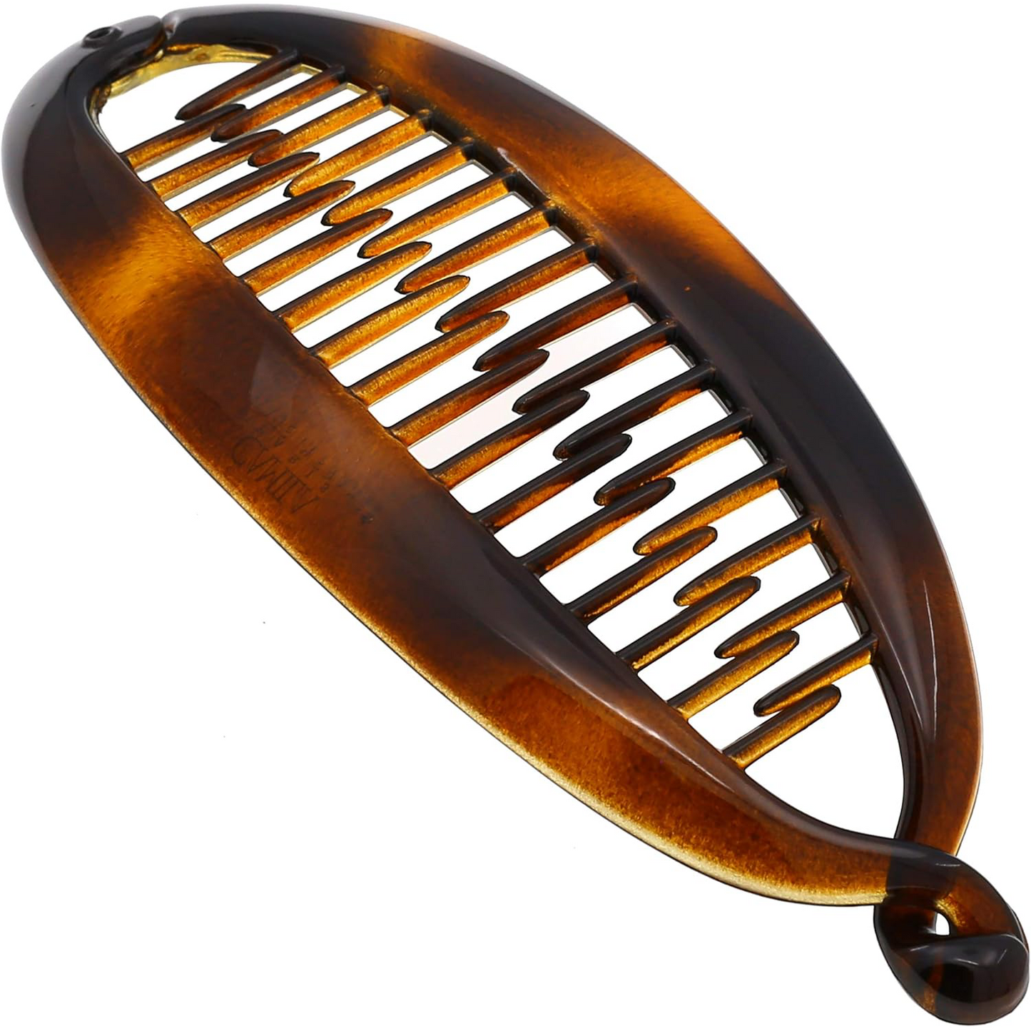 French Banana Hair Clip – Classic Interlocking Hair Comb for Thick Hair
