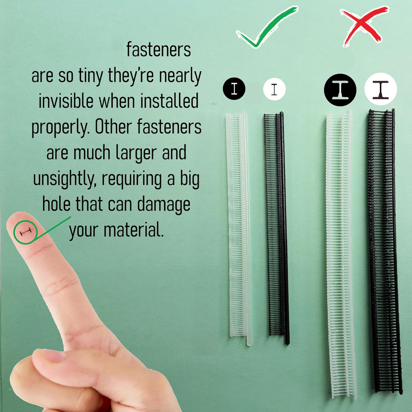 All-in-One Tagging Gun Kit – Extra-Fine Needle with Black & White Fasteners