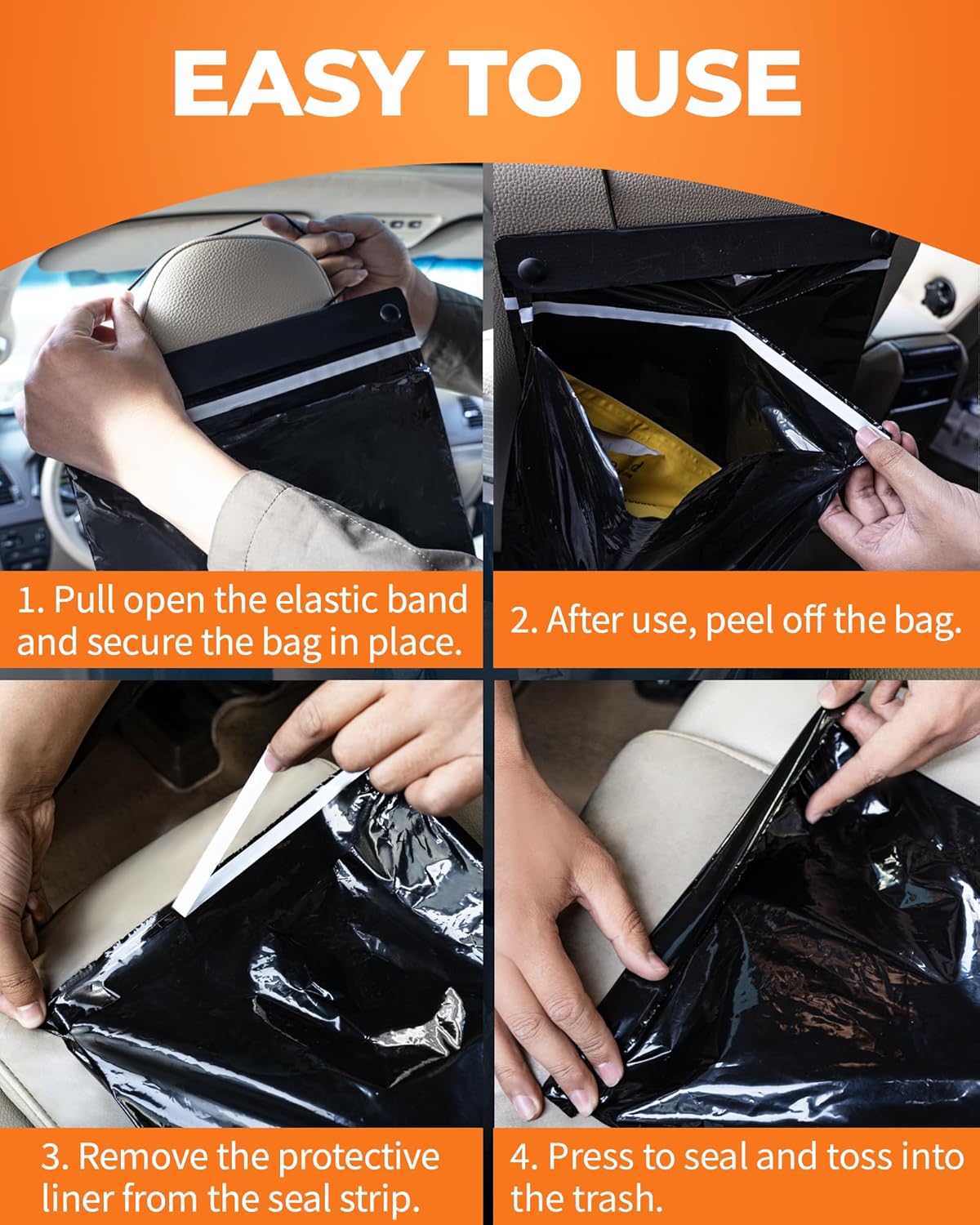 Disposable Car Trash Bags – Leakproof, Odor-Sealing & Recyclable