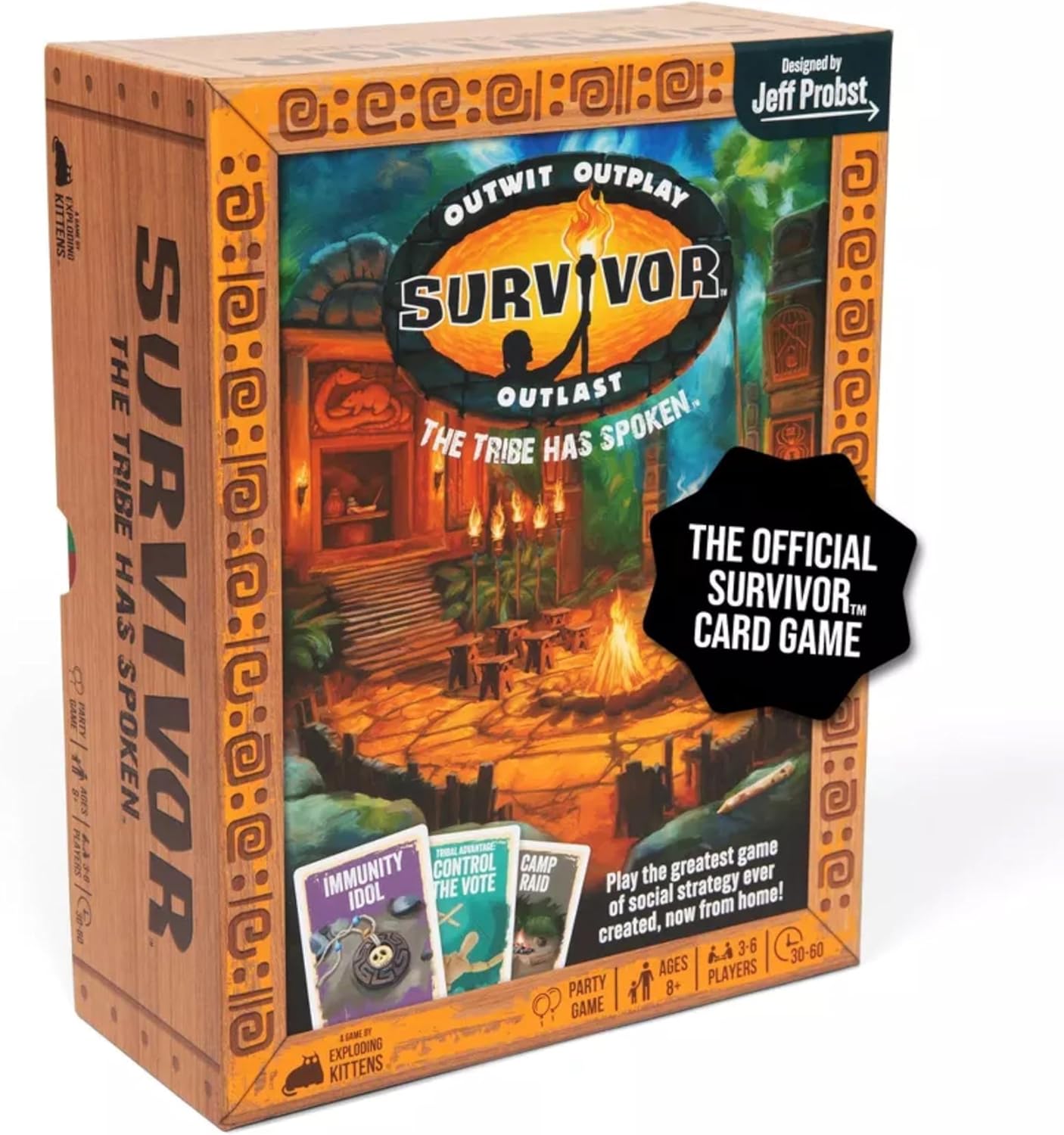 Survivor Card Game | Official Party Game | 8+ Years | 3–6 Players