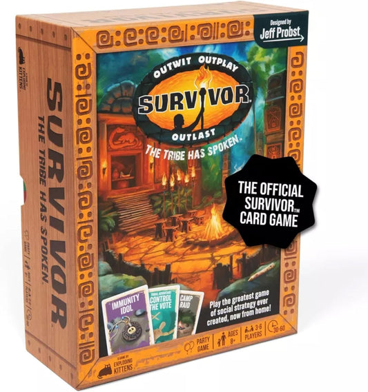 Survivor Card Game | Official Party Game | 8+ Years | 3–6 Players