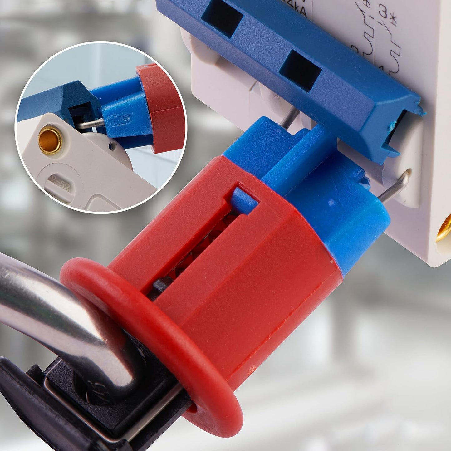 3-Pack Circuit Breaker Lockout Device – Standard Miniature Breaker Lock