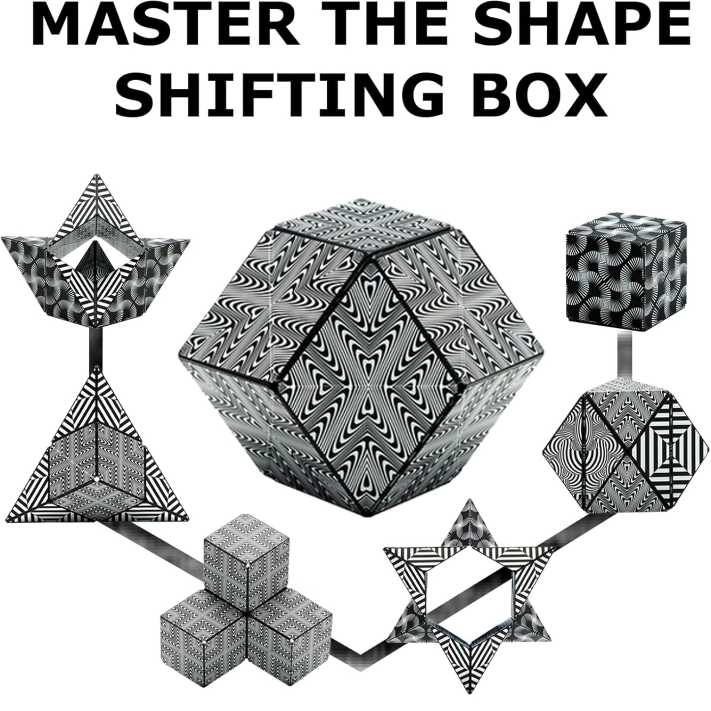 Shape Shifting Magnetic Cube – Transforms into Over 70 Shapes