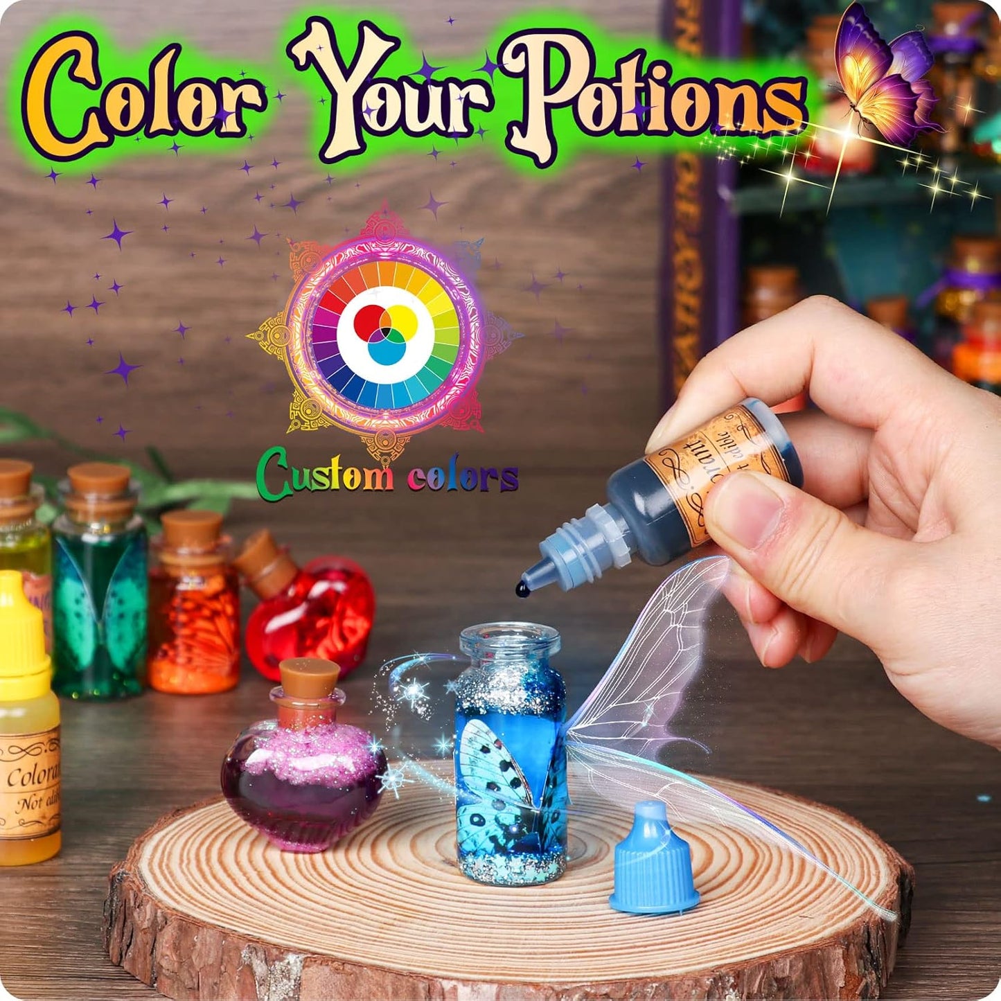 Fairy Potion Making Kit – 20 Magical Potions with Crystals & Enchanted Accessories