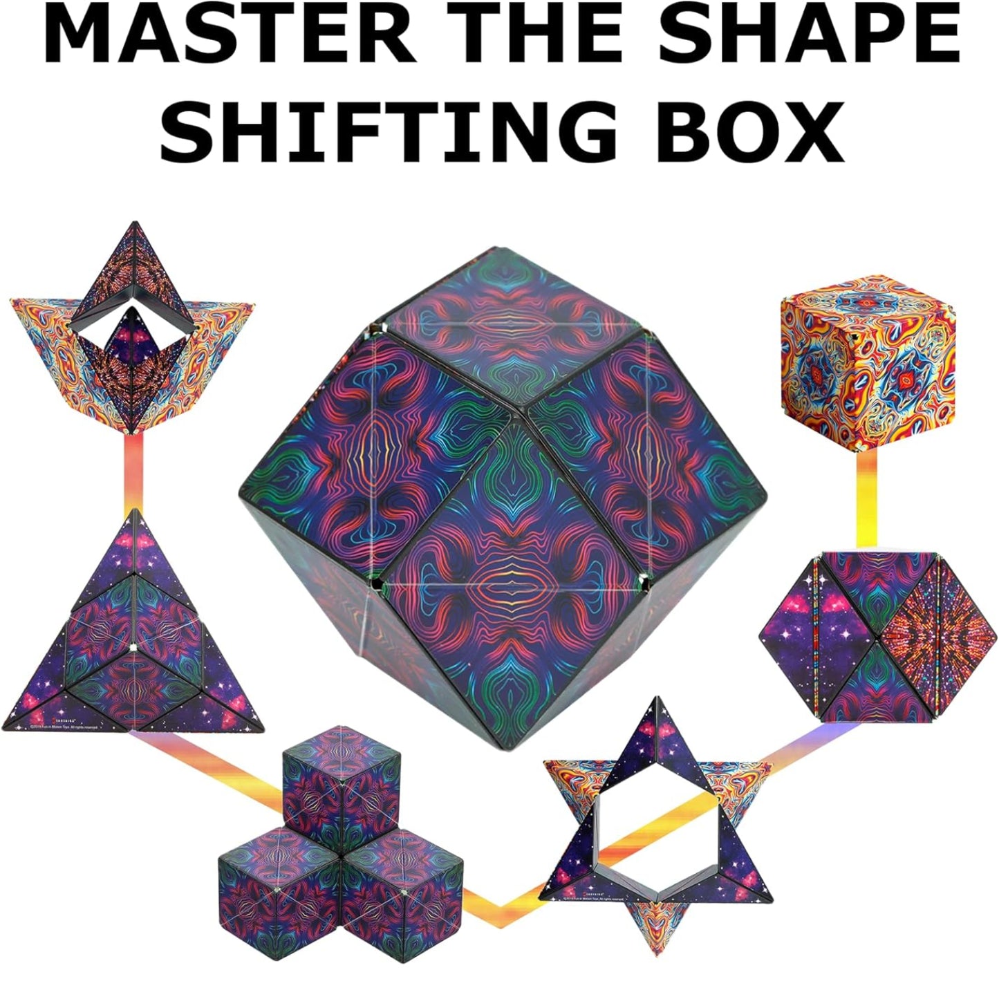 Shape Shifting Magnetic Cube – Transforms into Over 70 Shapes