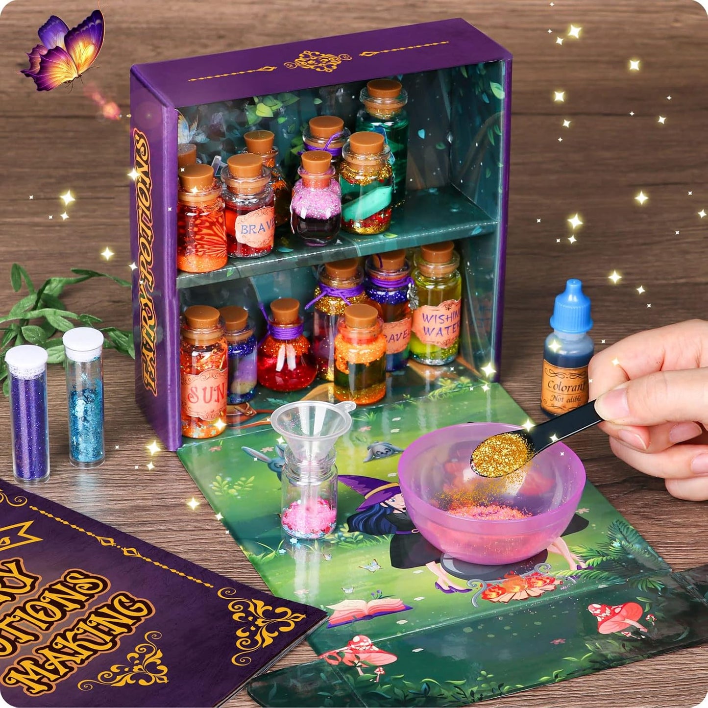 Fairy Potion Making Kit – 20 Magical Potions with Crystals & Enchanted Accessories