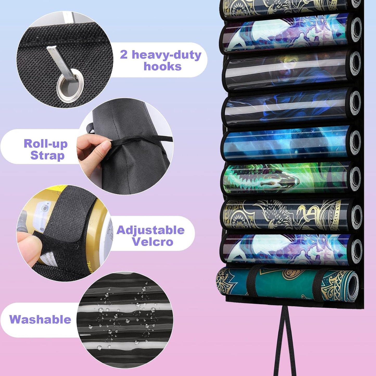 Playmat Tube Storage Bag – Portable Organizer for 12+1 Playmats