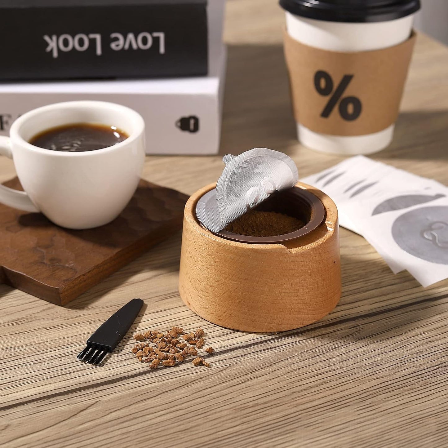Reusable Coffee Capsule Lid Set – Compatible with Ver-tuo Line Machines