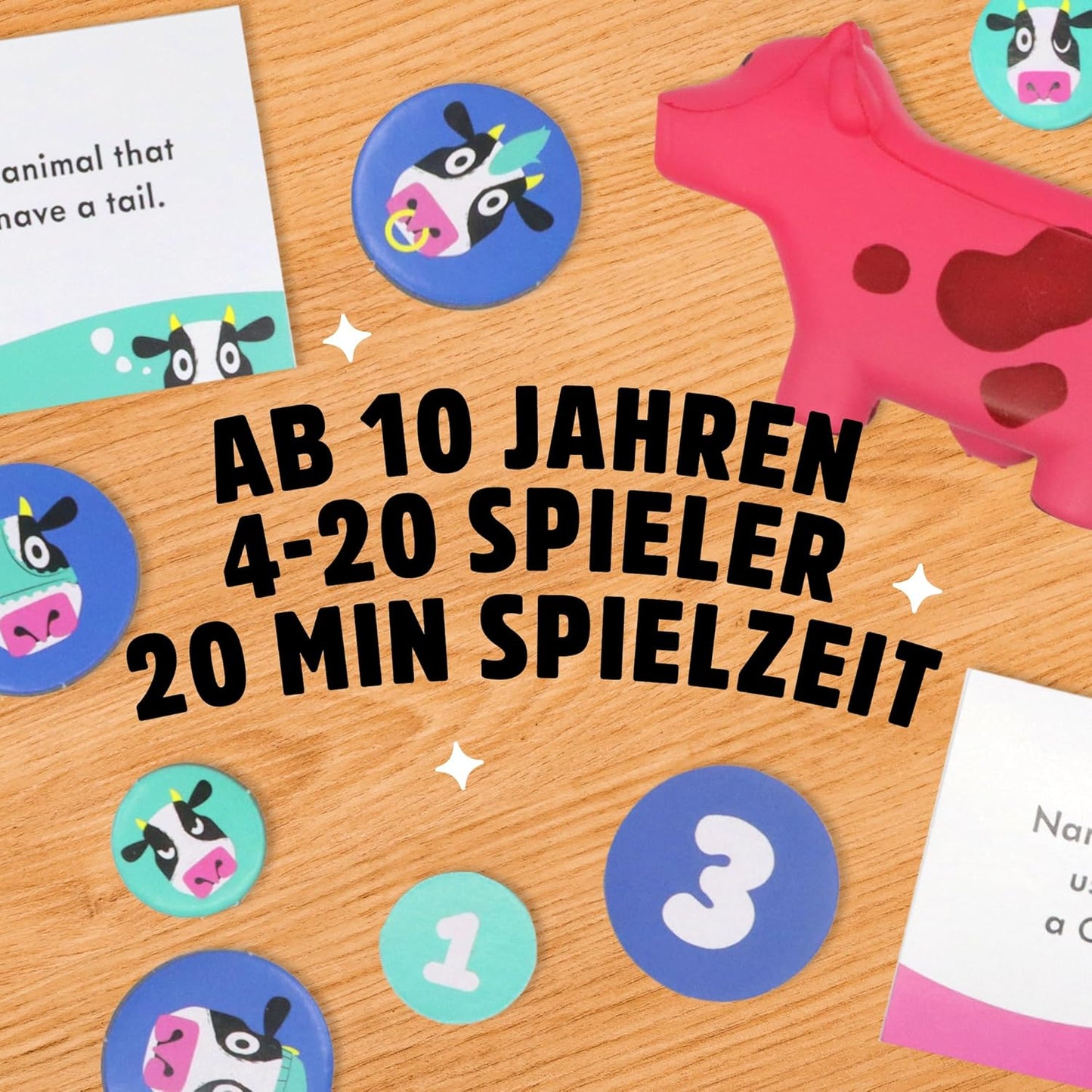 Party Game – Fun Family & Friends Card Game | 180 Questions, Tokens & Accessories Included