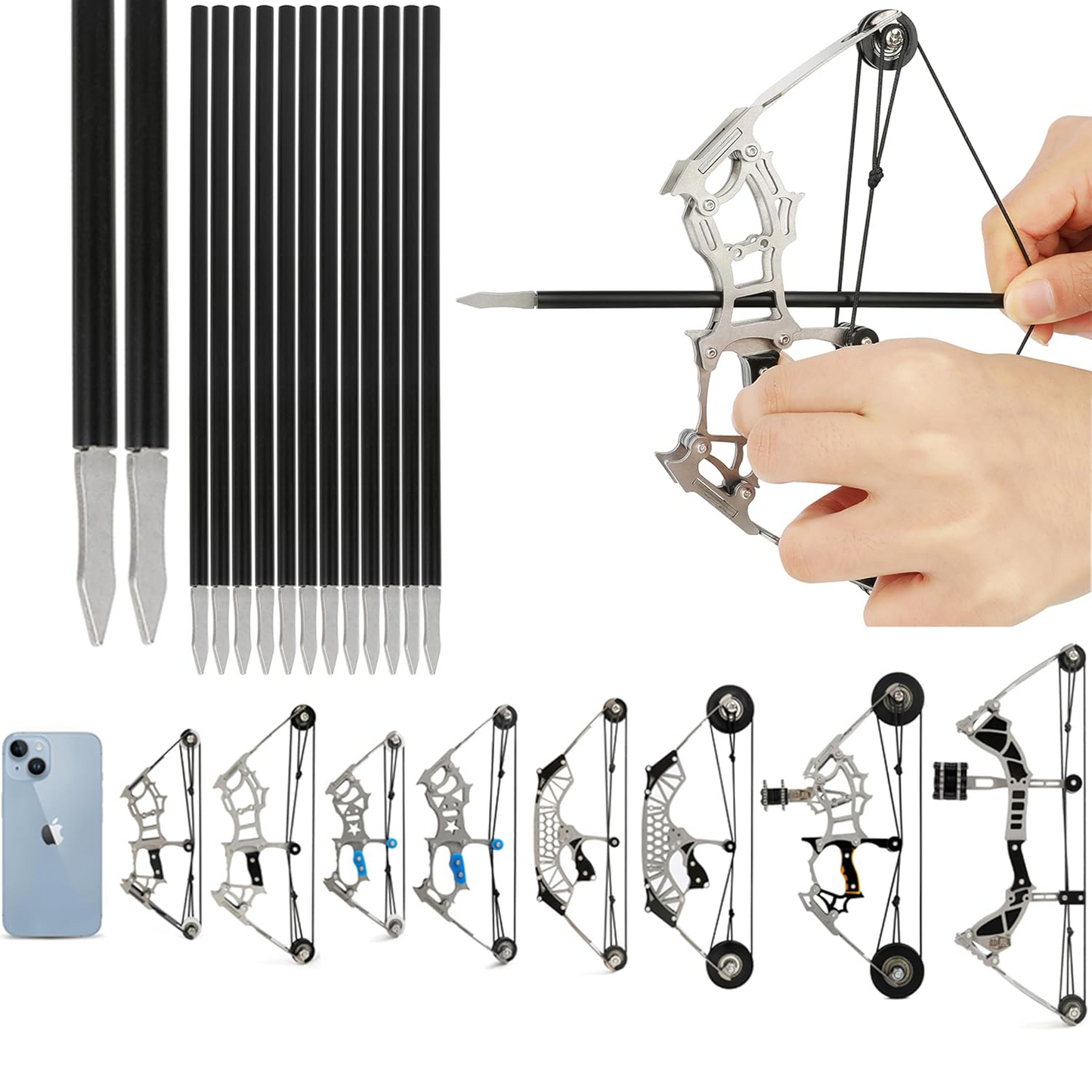 Compound Bow Archery Set – Durable Training Bow for Outdoor Shooting & Hunting